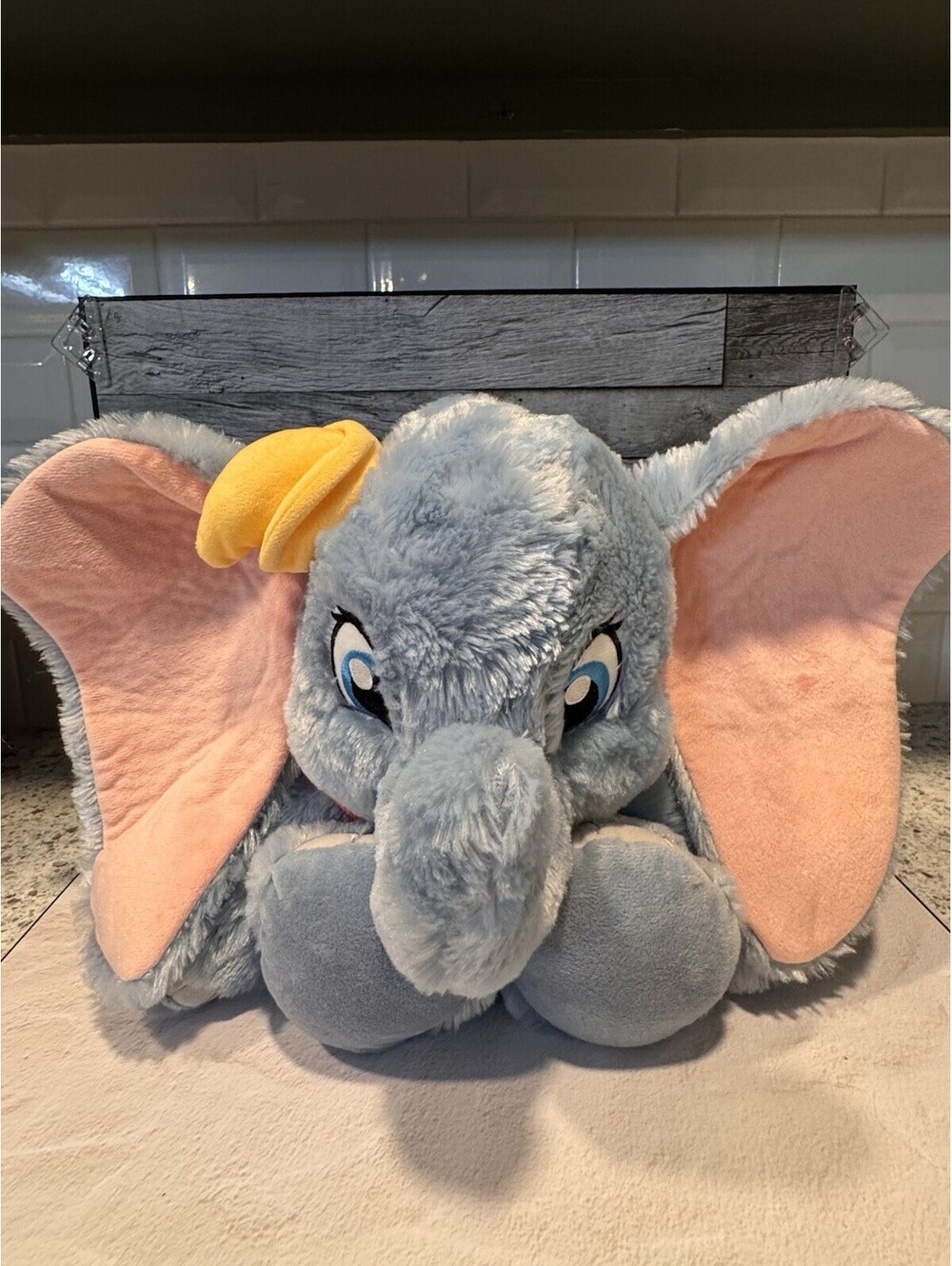 Disney Dumbo Elephant Plush Toy Silky Fluffy Stuffed Animal Plush 10”